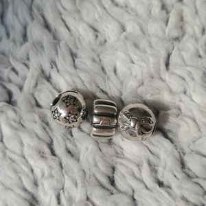 3 pandora clips, sold separately